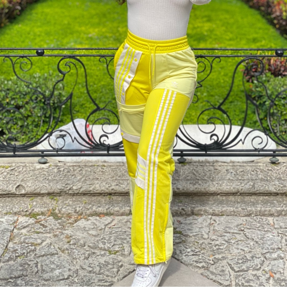 Like new adidas track wide leg pants
